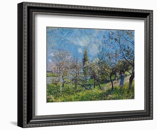 Orchard In Spring-Alfred Sisley-Framed Giclee Print