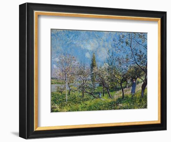 Orchard In Spring-Alfred Sisley-Framed Giclee Print