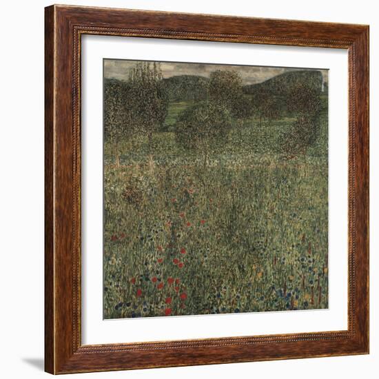 Orchard or Field of Flowers, Ca 1905-Gustav Klimt-Framed Giclee Print