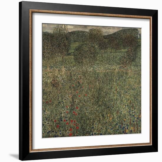 Orchard or Field of Flowers, Ca 1905-Gustav Klimt-Framed Giclee Print