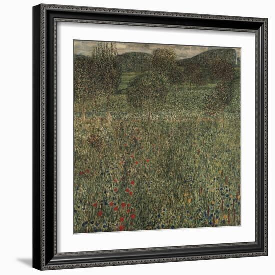 Orchard or Field of Flowers, Ca 1905-Gustav Klimt-Framed Giclee Print