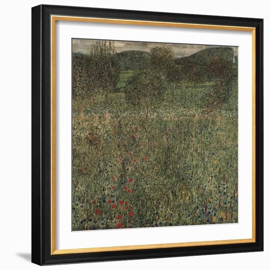 Orchard or Field of Flowers, Ca 1905-Gustav Klimt-Framed Giclee Print