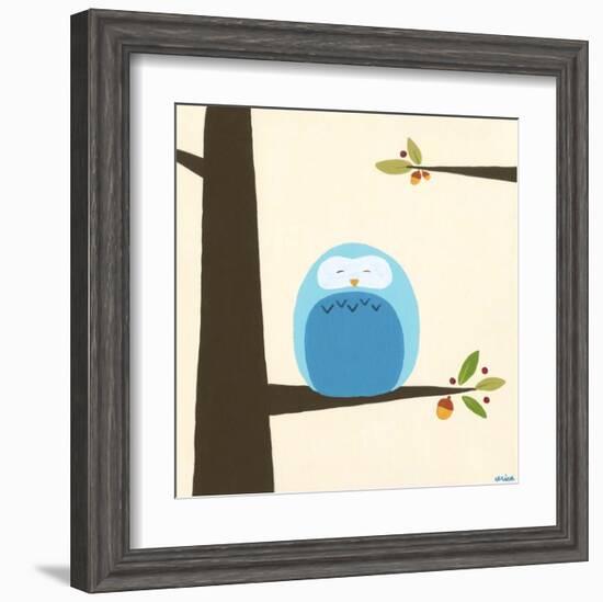Orchard Owls III-Erica J^ Vess-Framed Art Print