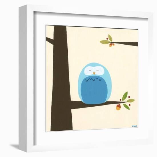 Orchard Owls III-Erica J^ Vess-Framed Art Print