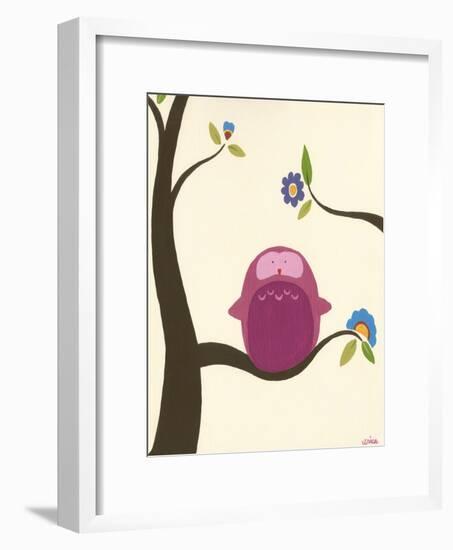 Orchard Owls IV-Erica J. Vess-Framed Art Print