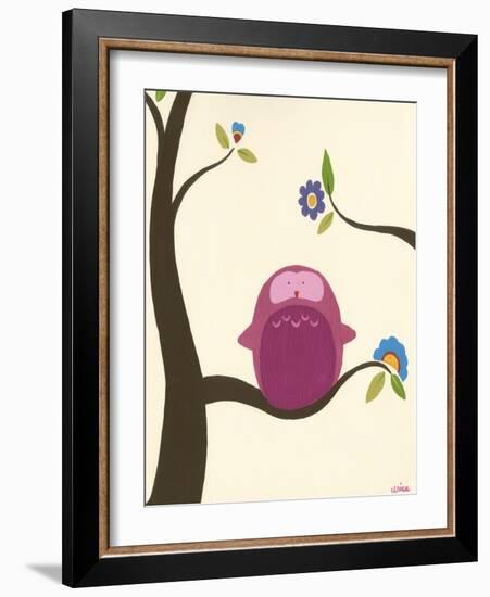 Orchard Owls IV-Erica J. Vess-Framed Art Print