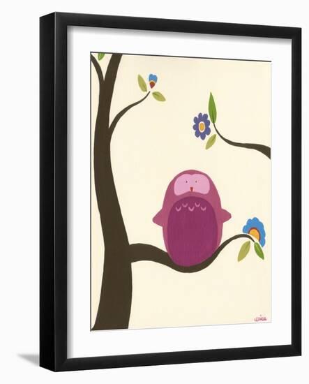 Orchard Owls IV-Erica J. Vess-Framed Art Print