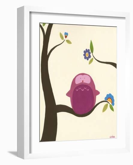 Orchard Owls IV-Erica J. Vess-Framed Art Print