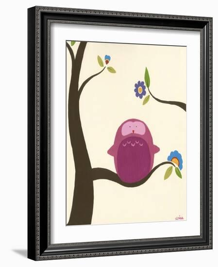 Orchard Owls IV-Erica J. Vess-Framed Art Print