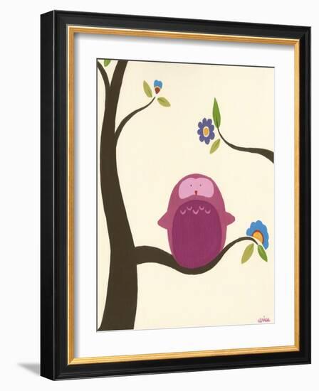 Orchard Owls IV-Erica J. Vess-Framed Art Print