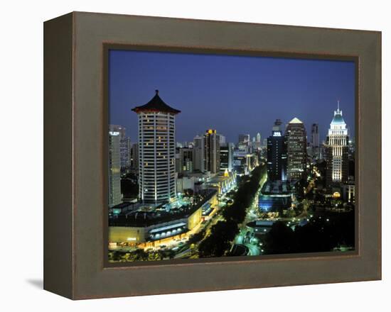 Orchard Road, Singapore-Gavin Hellier-Framed Premier Image Canvas