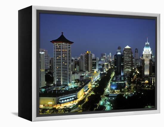 Orchard Road, Singapore-Gavin Hellier-Framed Premier Image Canvas