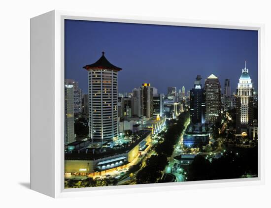 Orchard Road, Singapore-Gavin Hellier-Framed Premier Image Canvas