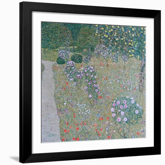 Orchard with Roses, c.1911-Gustav Klimt-Framed Art Print