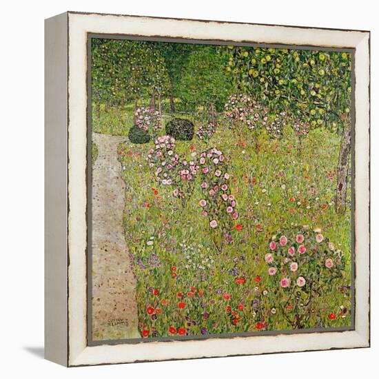 Orchard with Roses (Obstgarten Mit Rosen)-Gustav Klimt-Framed Premier Image Canvas