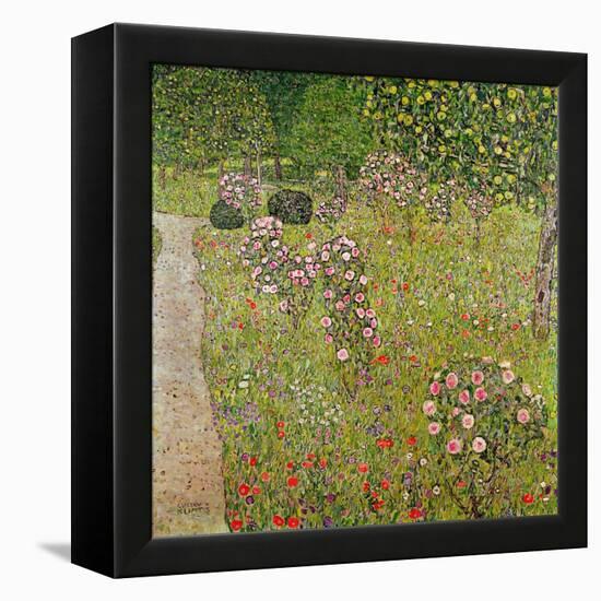 Orchard with Roses (Obstgarten Mit Rosen)-Gustav Klimt-Framed Premier Image Canvas