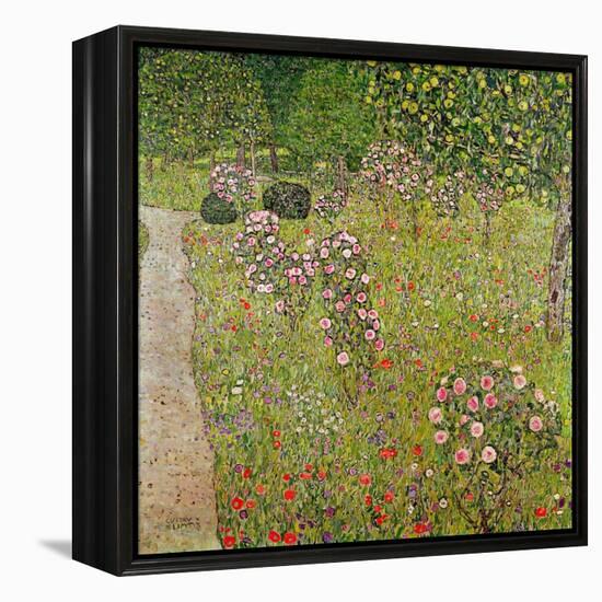 Orchard with Roses (Obstgarten Mit Rosen)-Gustav Klimt-Framed Premier Image Canvas