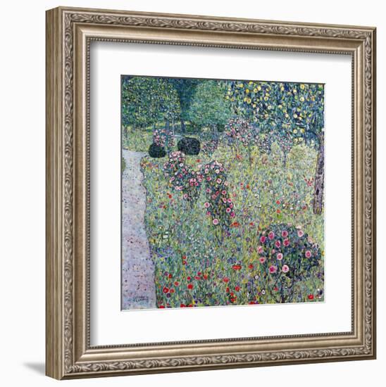 Orchard with Roses-Gustav Klimt-Framed Giclee Print