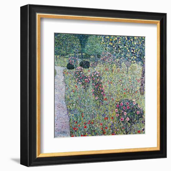 Orchard with Roses-Gustav Klimt-Framed Giclee Print