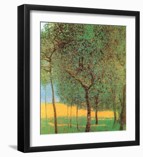 Orchard-Gustav Klimt-Framed Art Print