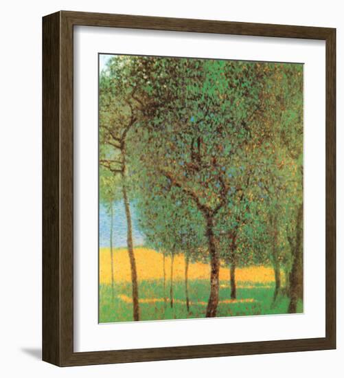 Orchard-Gustav Klimt-Framed Art Print