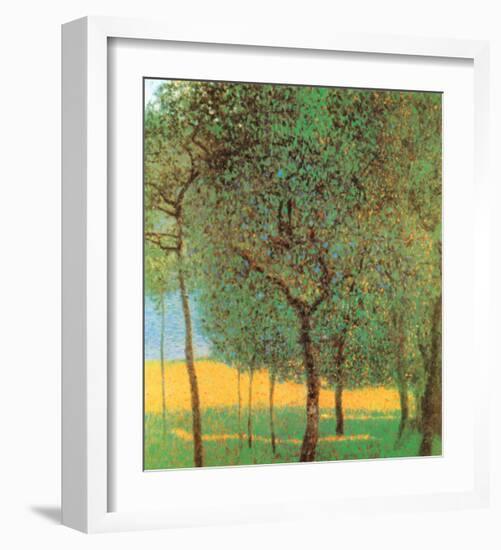 Orchard-Gustav Klimt-Framed Art Print