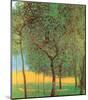 Orchard-Gustav Klimt-Mounted Art Print