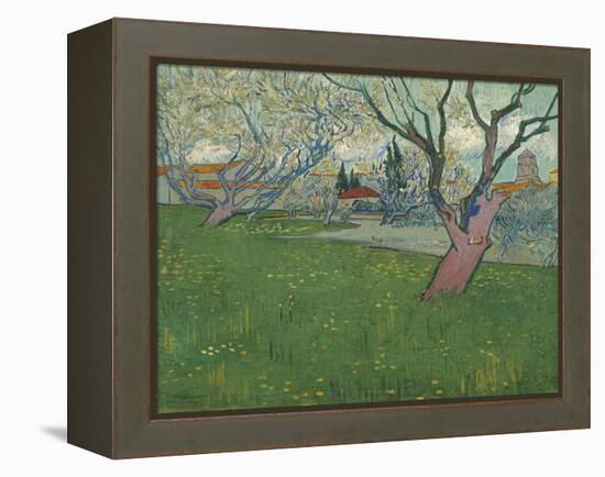 Orchards in Blossom, View of Arles, 1889-Vincent van Gogh-Framed Premier Image Canvas