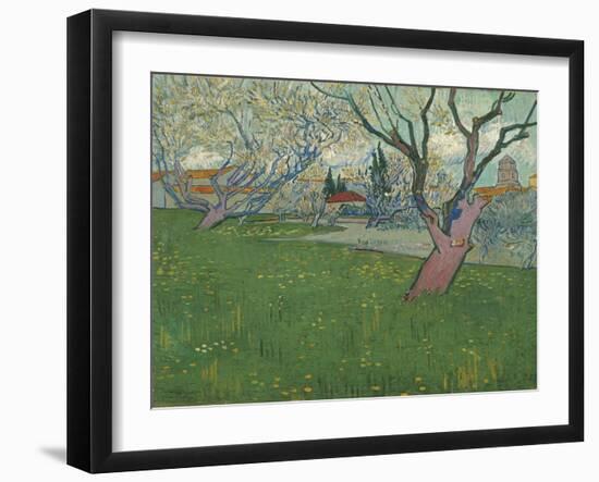 Orchards in Blossom, View of Arles, 1889-Vincent van Gogh-Framed Giclee Print