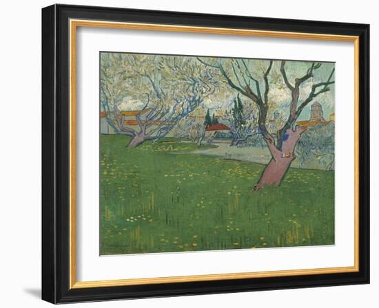 Orchards in Blossom, View of Arles, 1889-Vincent van Gogh-Framed Giclee Print