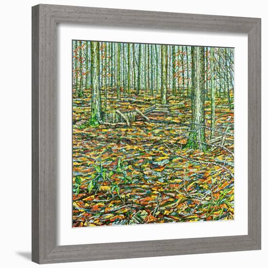 Orches Groundscape, 2023 (Oil on Canvas)-Noel Paine-Framed Giclee Print