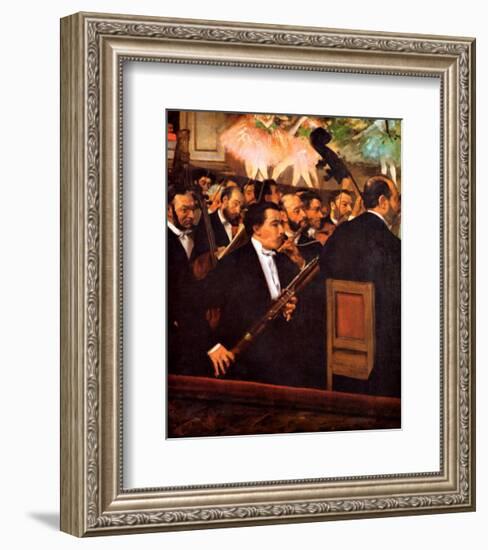 Orchestra at the Opera-Edgar Degas-Framed Giclee Print