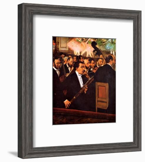 Orchestra at the Opera-Edgar Degas-Framed Giclee Print