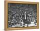 Orchestra Conductor Wilhelm Furtwangler Conducting Orchestra During a Concert-Alfred Eisenstaedt-Framed Premier Image Canvas