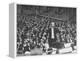 Orchestra Conductor Wilhelm Furtwangler Conducting Orchestra During a Concert-Alfred Eisenstaedt-Framed Premier Image Canvas