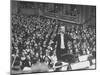 Orchestra Conductor Wilhelm Furtwangler Conducting Orchestra During a Concert-Alfred Eisenstaedt-Mounted Premium Photographic Print