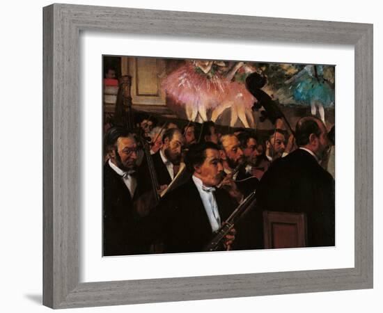 Orchestra of the Opera-Edgar Degas-Framed Art Print