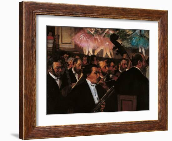 Orchestra of the Opera-Edgar Degas-Framed Art Print