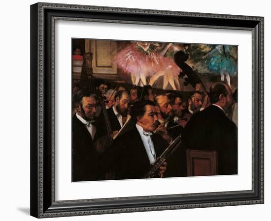 Orchestra of the Opera-Edgar Degas-Framed Art Print