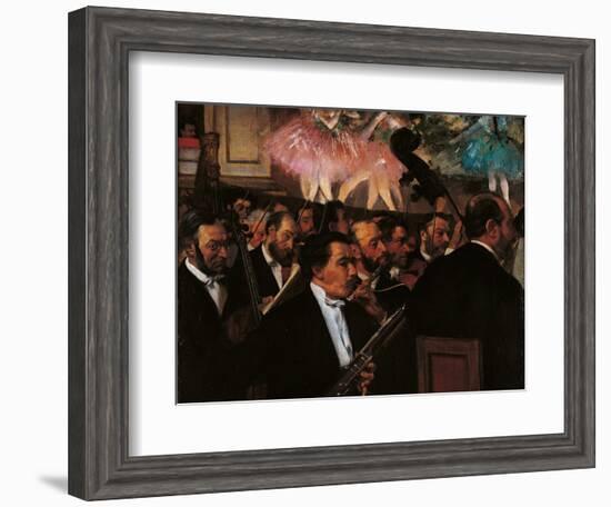 Orchestra of the Opera-Edgar Degas-Framed Art Print