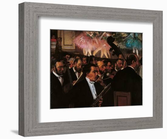 Orchestra of the Opera-Edgar Degas-Framed Art Print