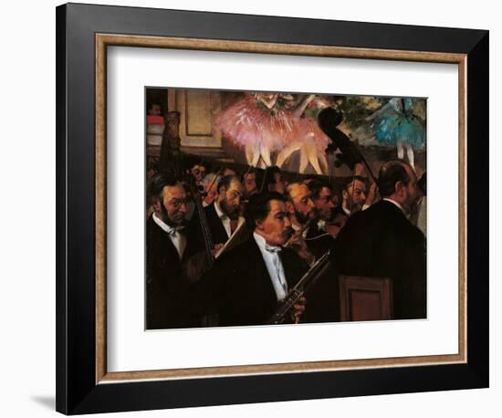 Orchestra of the Opera-Edgar Degas-Framed Art Print