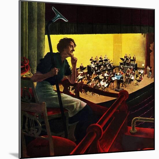 "Orchestra Rehearsal", January 13, 1951-George Hughes-Mounted Giclee Print