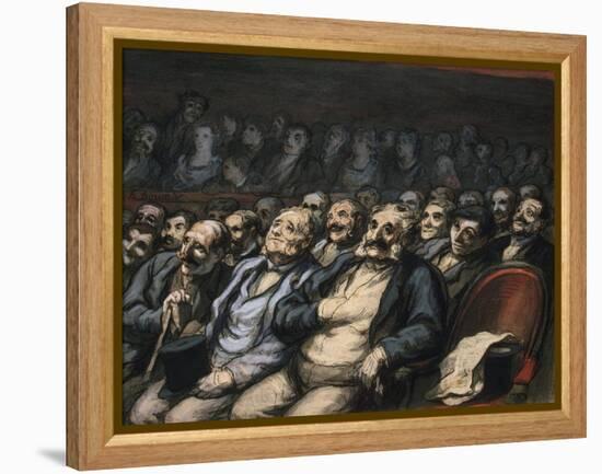 Orchestra Seat, 1856-1858-Honore Daumier-Framed Premier Image Canvas