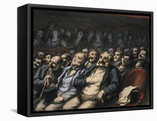 Orchestra Seat, 1856-1858-Honore Daumier-Framed Premier Image Canvas