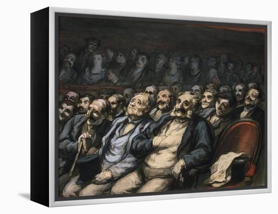 Orchestra Seat, 1856-1858-Honore Daumier-Framed Premier Image Canvas