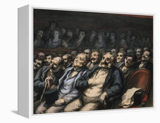 Orchestra Seat, 1856-1858-Honore Daumier-Framed Premier Image Canvas