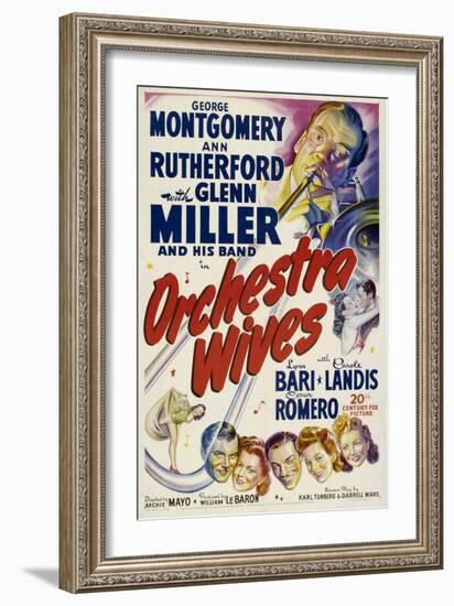 Orchestra Wives, Glen Miller, 1942-null-Framed Art Print