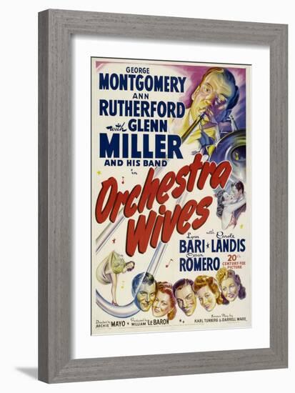 Orchestra Wives, Glen Miller, 1942-null-Framed Art Print