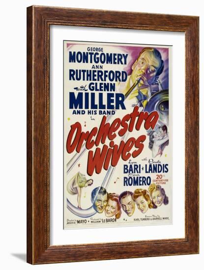 Orchestra Wives, Glen Miller, 1942-null-Framed Art Print